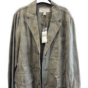 Michael Kors Man's Jacket sz. M 100% Cotton Army Green
